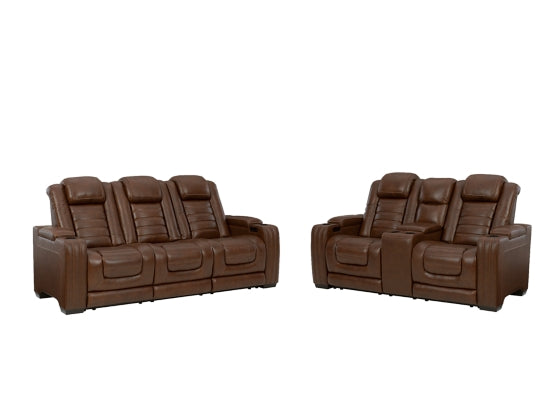 POWER RECLINING SOFA AND LOVESEAT U2800415/18-ASH