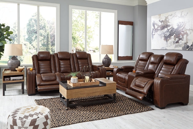 POWER RECLINING SOFA AND LOVESEAT U2800415/18-ASH