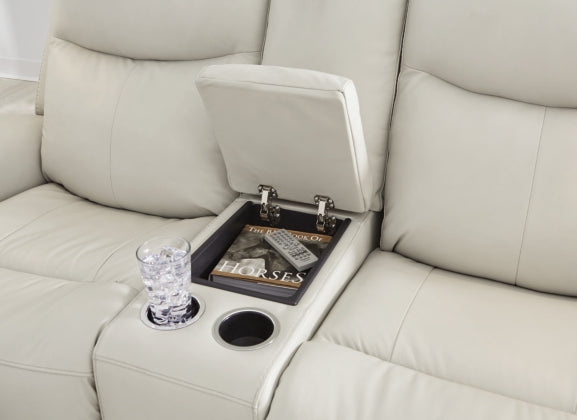 POWER RECLINING SOFA AND LOVESEAT U5950515/18-ASH