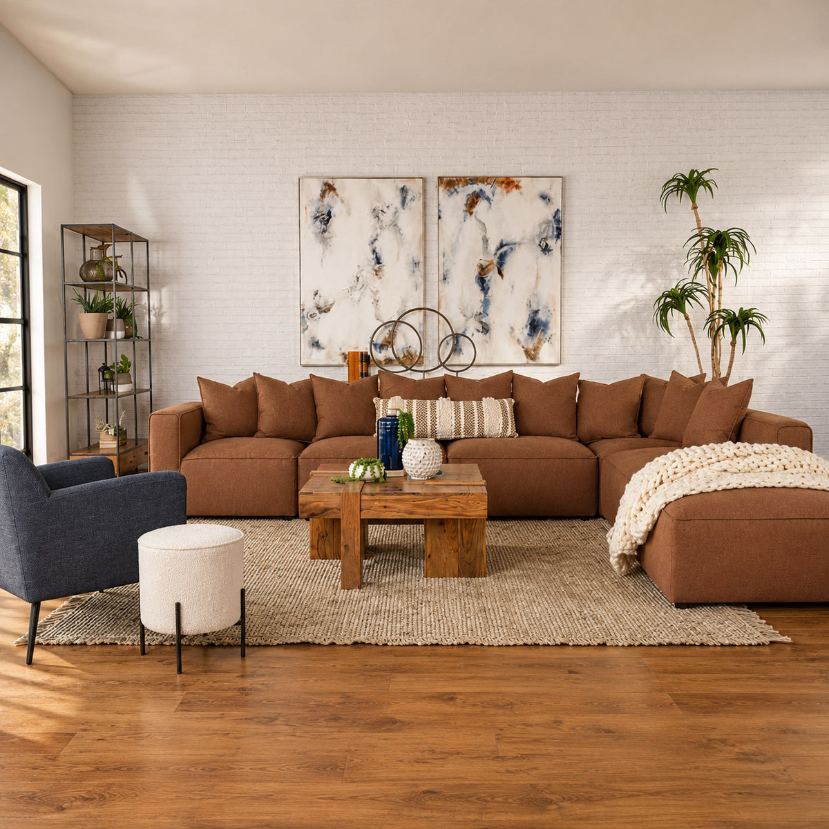 Modular Sectional Terracotta 551591-SET-CST