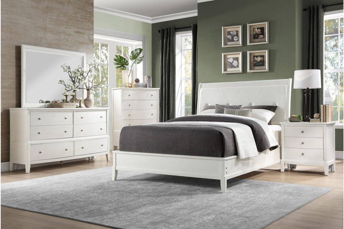 4PCS QUEEN BEDROOM SET #1730WW HM