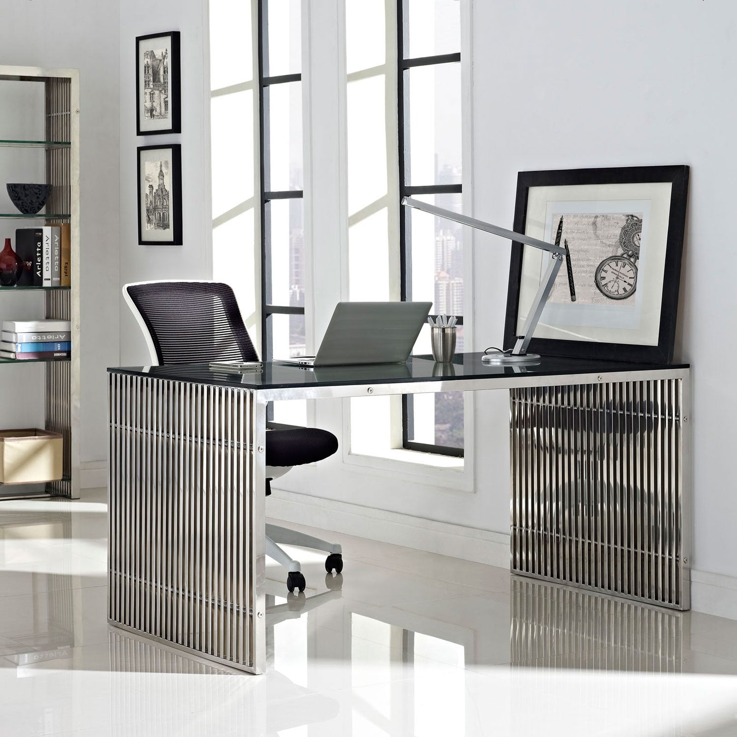 Dining Table EEI-1433-SLV-MOD