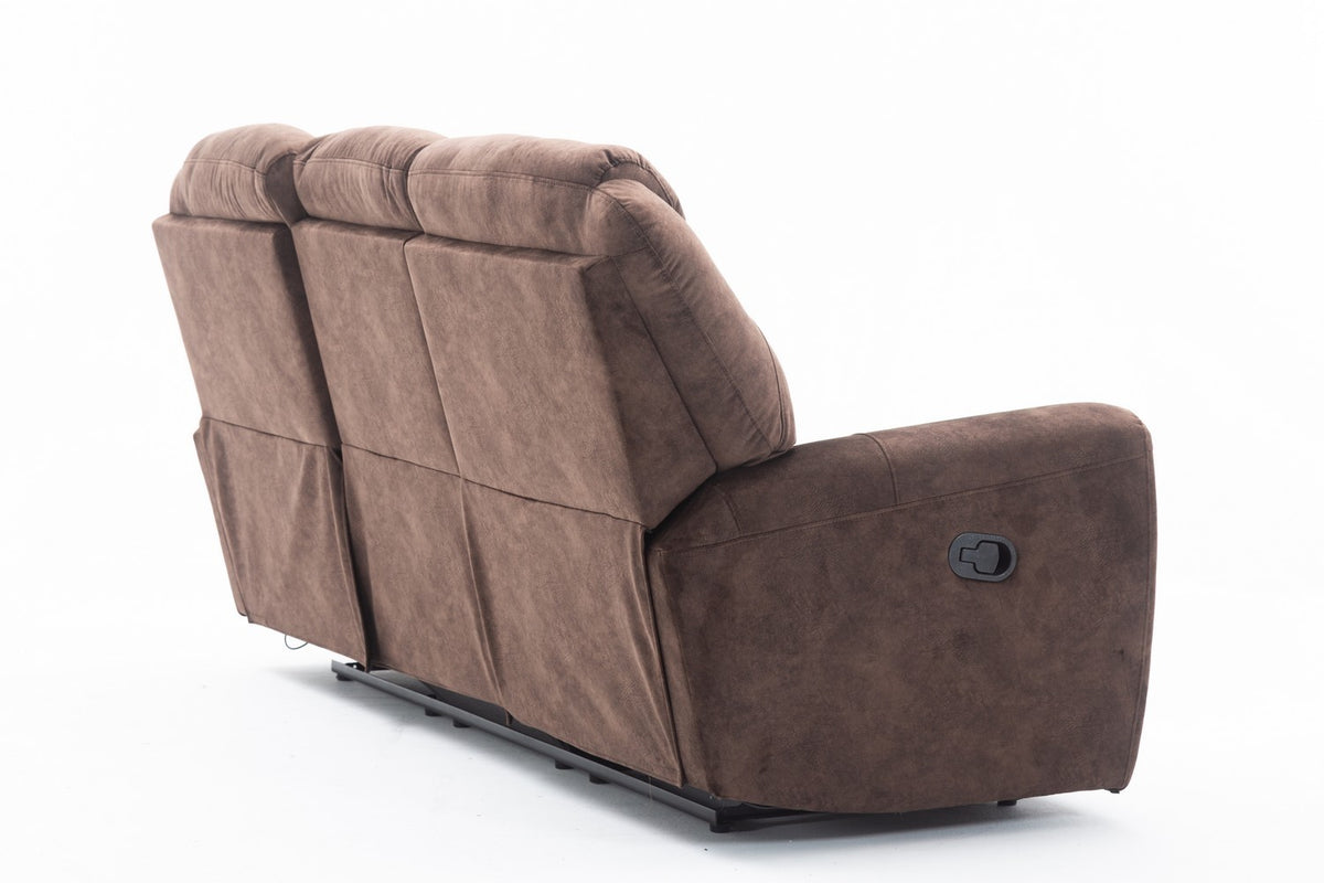 2PCS BROWN SOFA AND LOVESEAT #5008GU