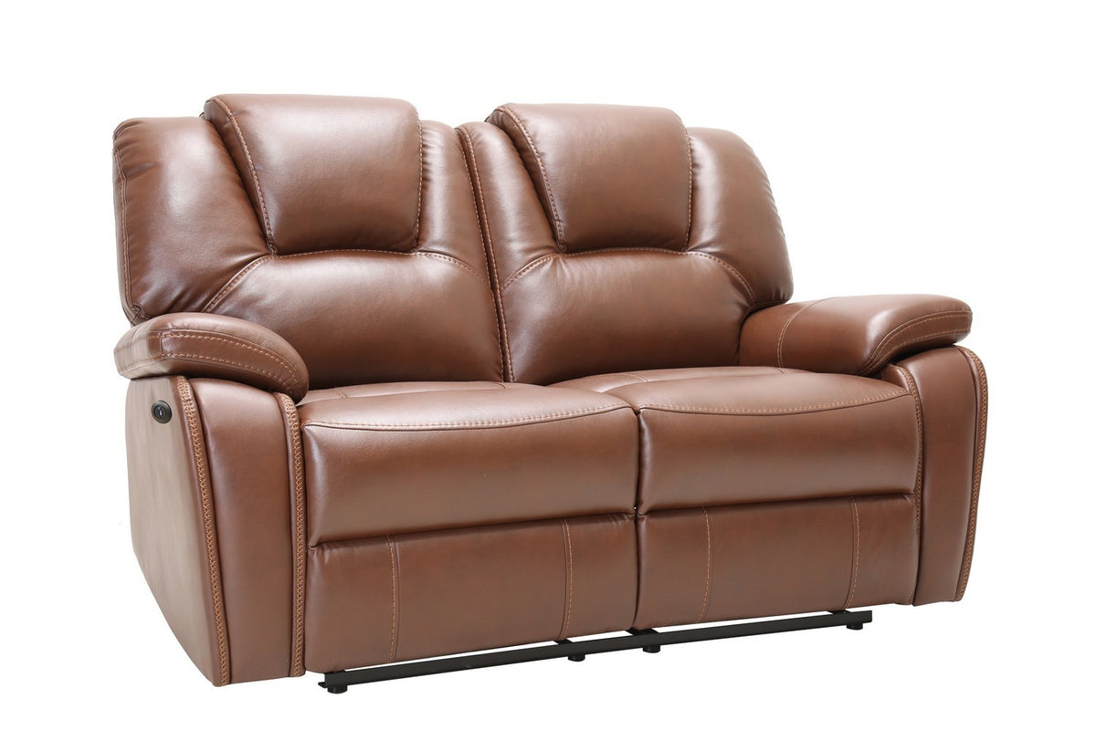 2PCS BROWN POWERRECLINING SOFA AND LOVESEAT#7993GU