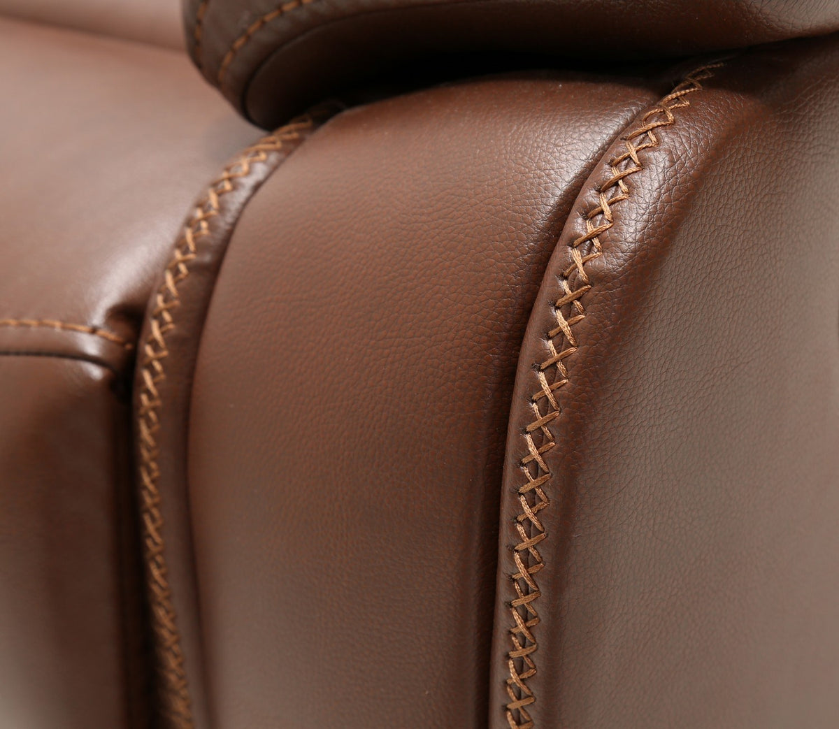 2PCS BROWN POWERRECLINING SOFA AND LOVESEAT#7993GU