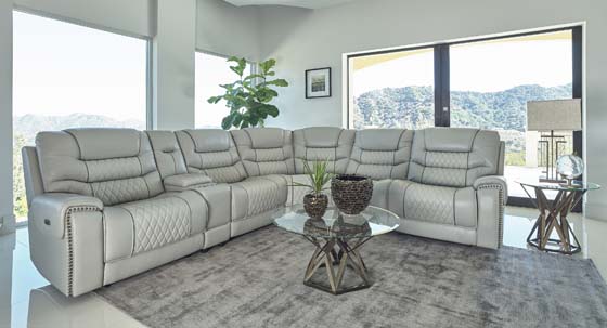 POWER RECLINER SECTIONAL 609470PP-COA