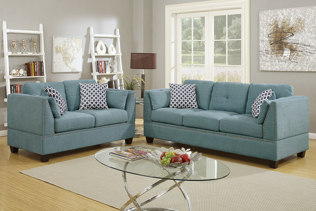2 PCS SOFA SET 6918-POU