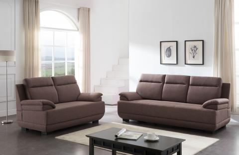 LOVESEAT 8018F-BRN-2