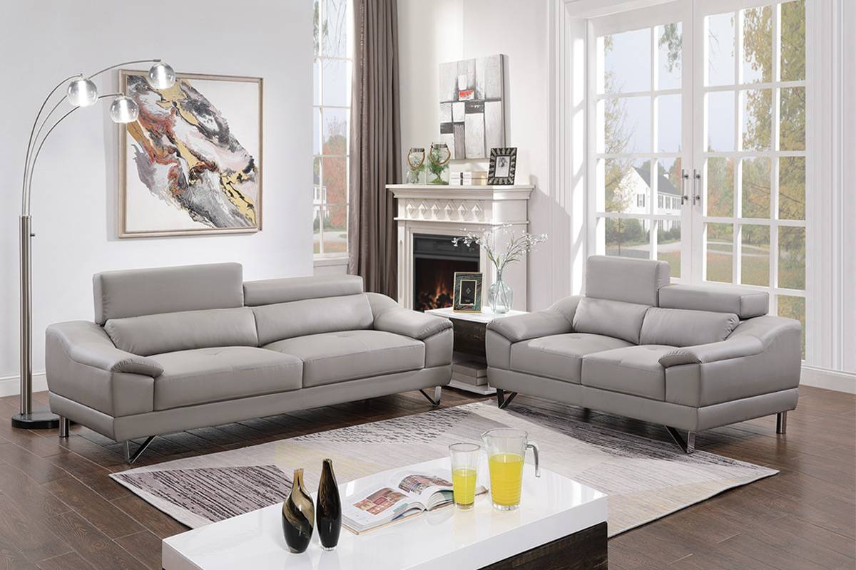 2 PCS SOFA SET 8818-POU