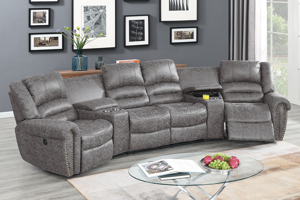 Power Theater Sectional 86601-POU