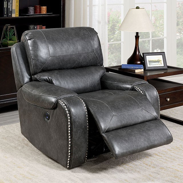 POWER RECLINER CHAIR 6950GY MADE IN USA-FOA