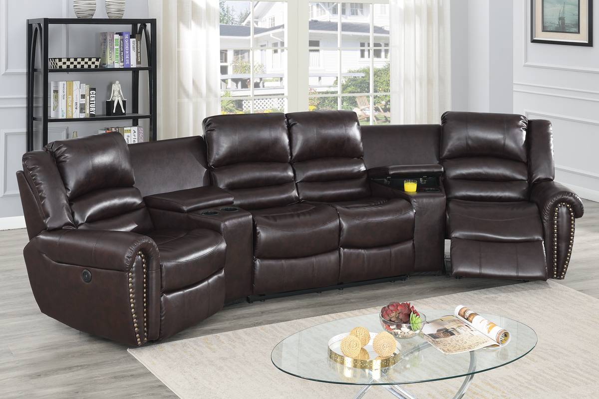 Power Theater Sectional F86603-POU