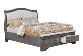 QUEEN BED FRAME 7504GY-FOA