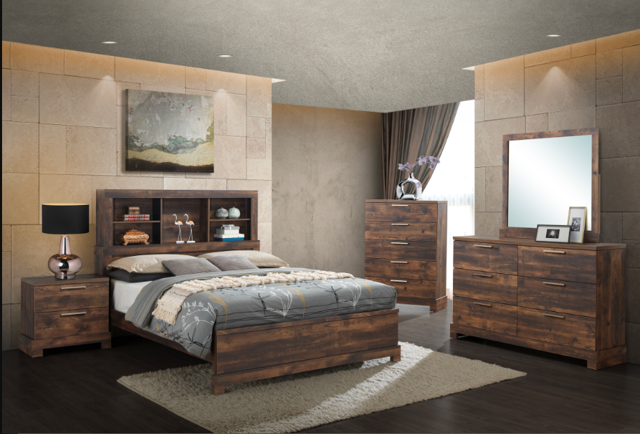 QUEEN BEDROOM SET 4 PC -CAMPBELL-NC