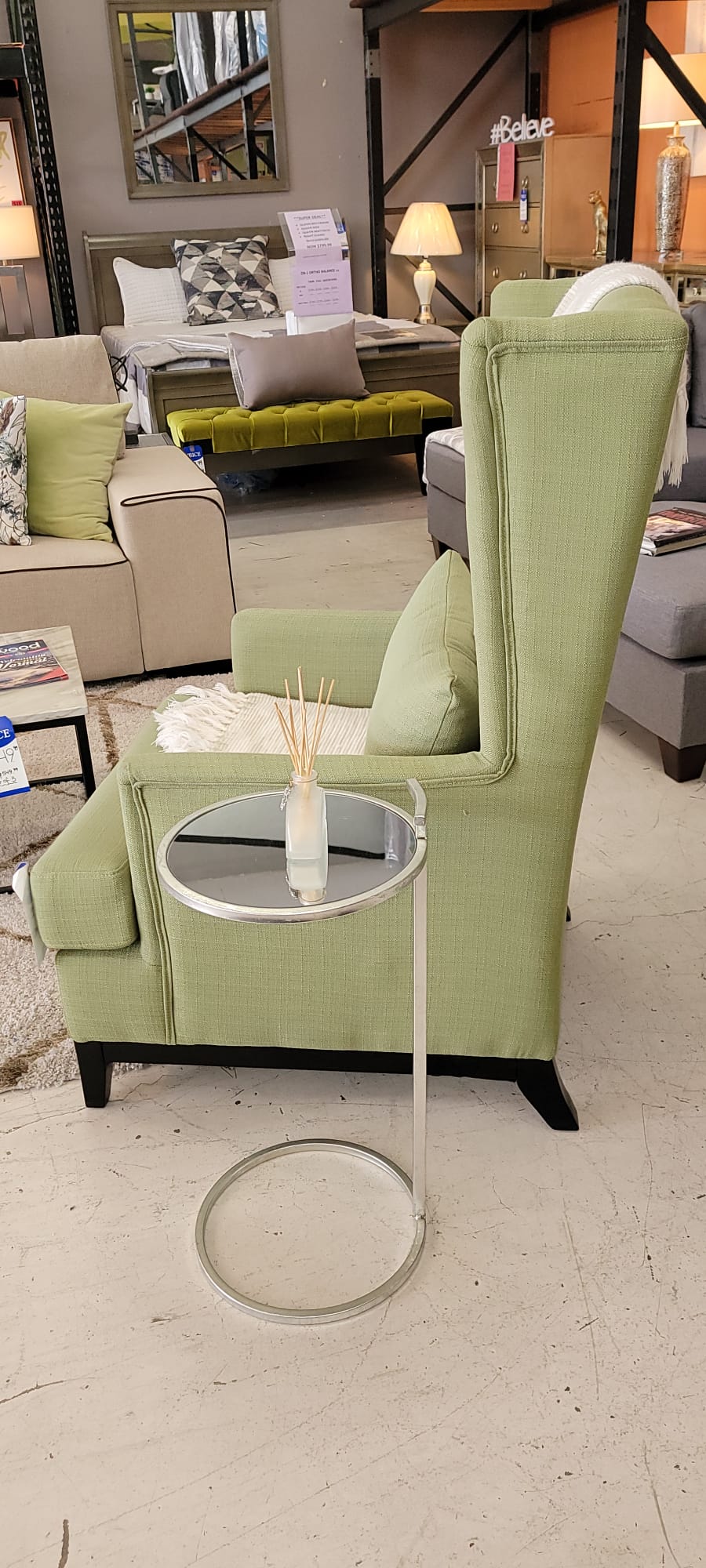 ACCENT CHAIR 6996GR- FOA