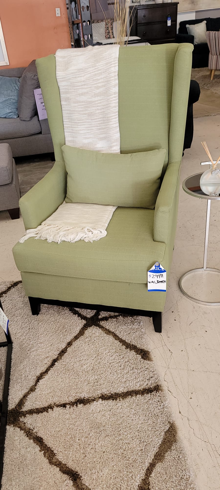 ACCENT CHAIR 6996GR- FOA
