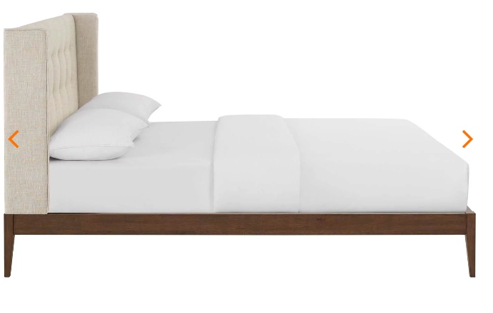 QUEEN BED FRAME MOD-6003-BEI