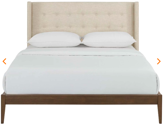 QUEEN BED FRAME MOD-6003-BEI