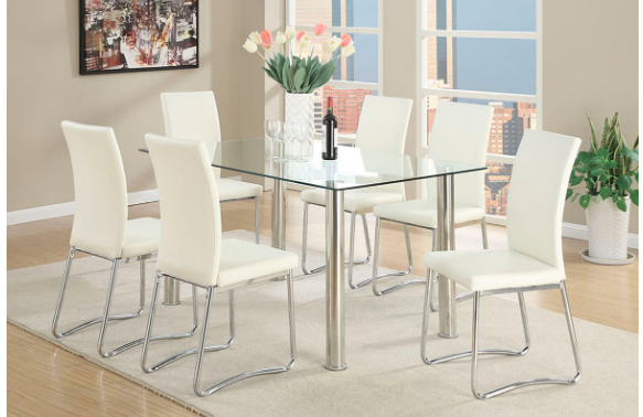 7 PCS DINING SET 2204/1438-POU