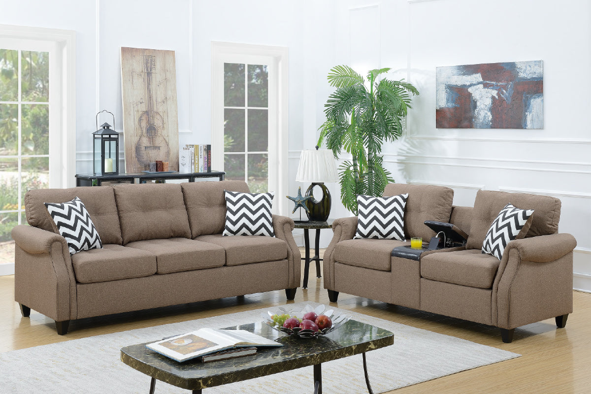 2 PCS SOFA SET F6411-POU