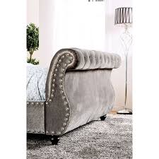 NOELLA QUEEN BED ONLY 7128GY-FOA