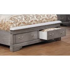 QUEEN BED FRAME 7504GY-FOA