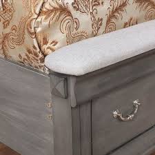 QUEEN BED FRAME 7504GY-FOA