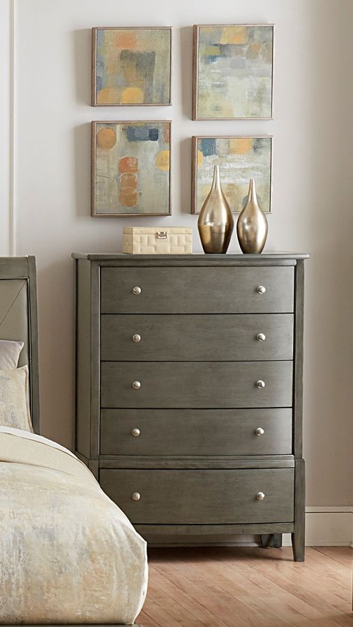 4PCS QUEEN BEDROOM SET #1730GY HM