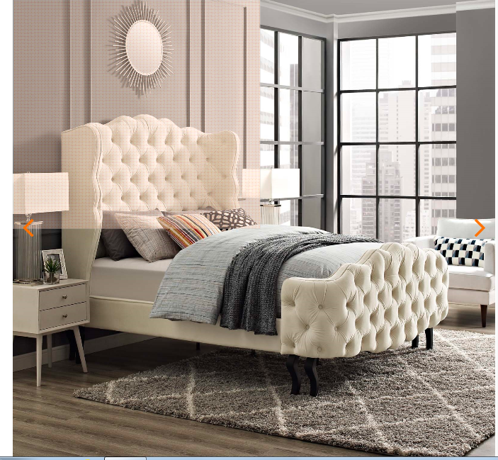 QUEEN BED FRAME MOD-5804-GRY