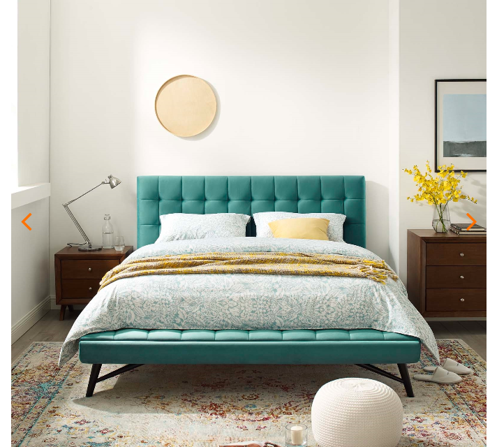 QUEEN BED FRAME MOD-6007-GRY