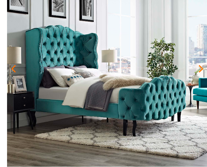 QUEEN BED FRAME MOD-5804-GRY