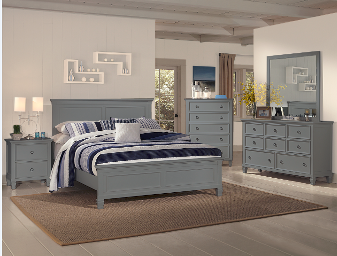 QUEEN BEDROOM SET 4PC -TAMARACK-NC