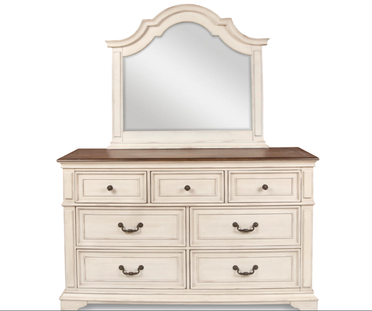 QUEEN BEDROOM SET 4 PC ANASTASIA PADDED-NC