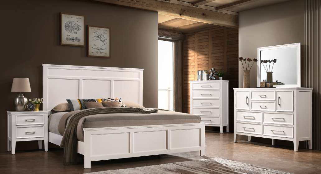 QUEEN BEDROOM SET 4 PC ANDOVER-NC