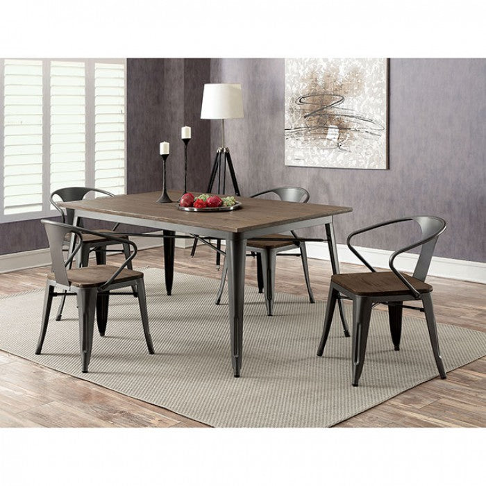 5PCS DINING SET 3529GY-FOA