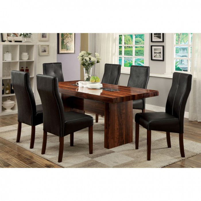Bonneville I 3824T-7 PCS DINING SET-FOA