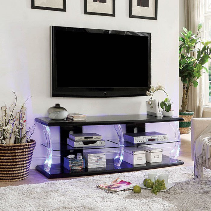 TV STAND 5901BK-TV-60-FOA