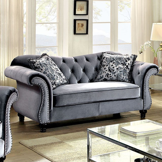 SOFA & LOVESEAT 6159GY MADE IN USA-FOA