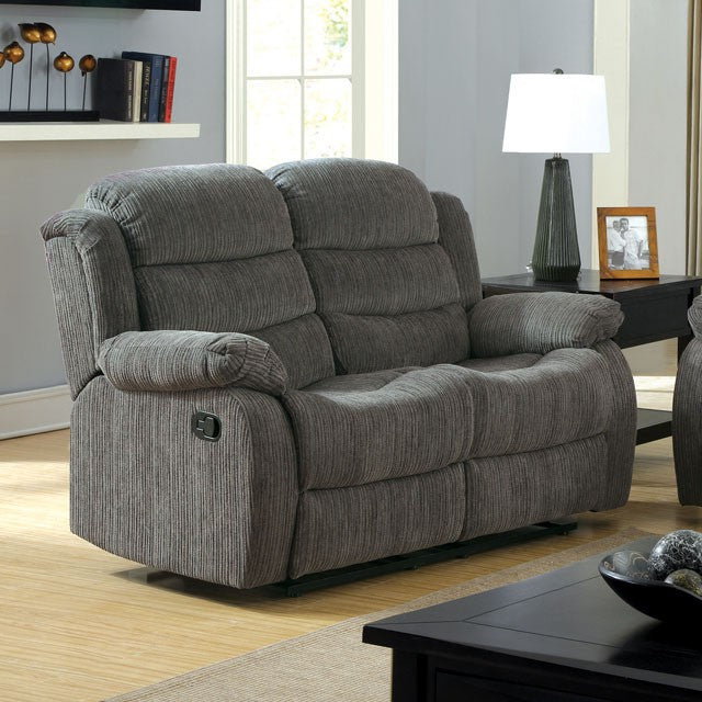 RECLINER SOFA & LOVESEAT 6173GY MADE IN USA-FOA