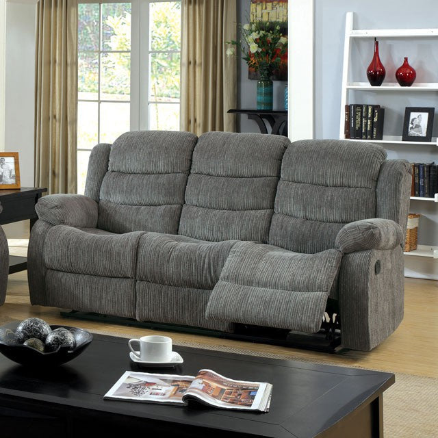 RECLINER SOFA & LOVESEAT 6173GY MADE IN USA-FOA
