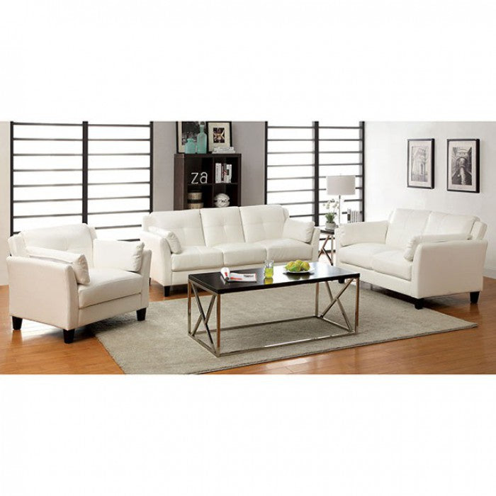 Pierre Sofa & Loveseat- CM6717WH-FOA