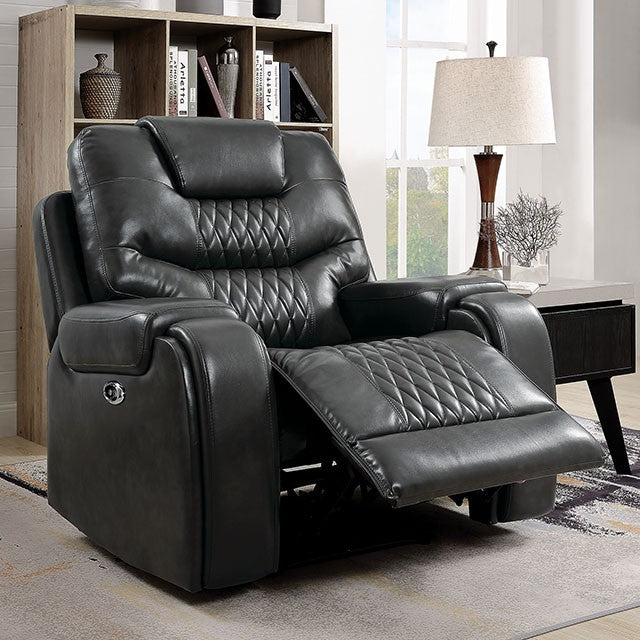 POWER RECLINER 6894GY MADE IN USA-FOA
