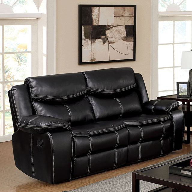RECLINER SOFA & LOVESEAT 6981BK MADE IN USA-FOA