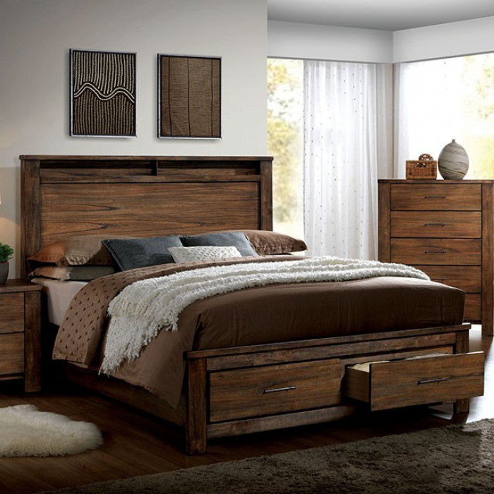 4 PCS QUEEN BEDROOM SET 7072-FOA