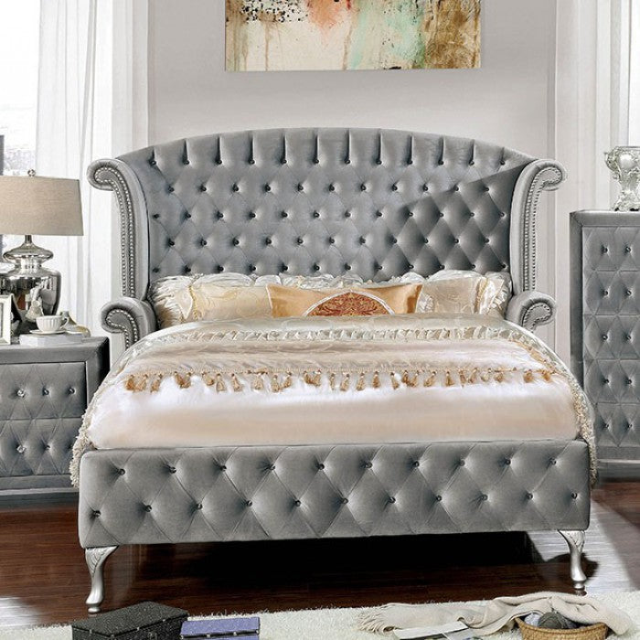 4 PCS QUEEN BEDROOM SET 7150-FOA