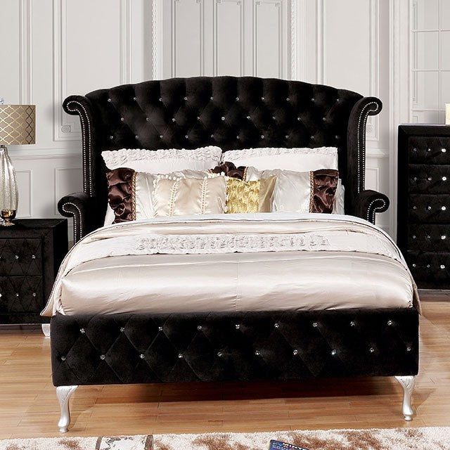 ALZIR QUEEN BED ONLY 7150BK-FOA