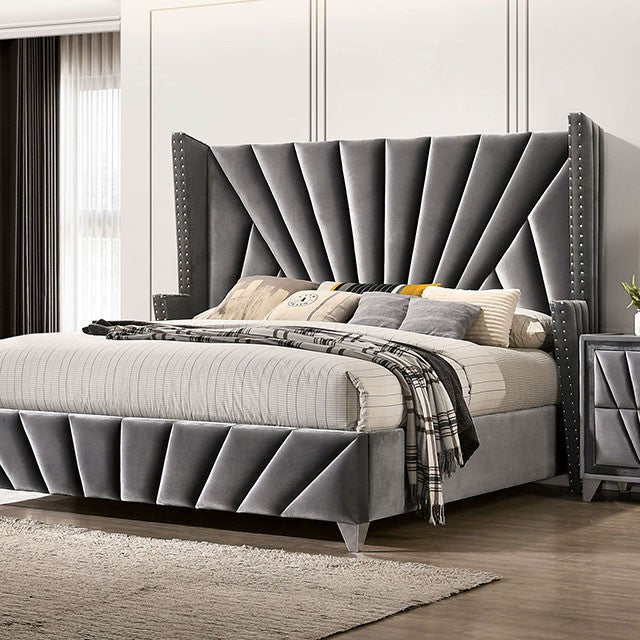 4 PCS QUEEN BEDROOM SET 7164Q-FOA