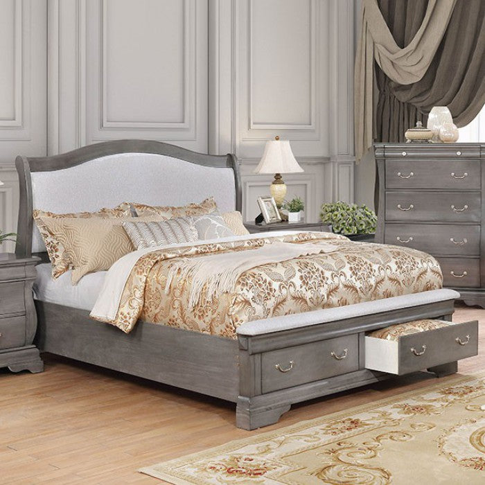 QUEEN BED FRAME 7504GY-FOA
