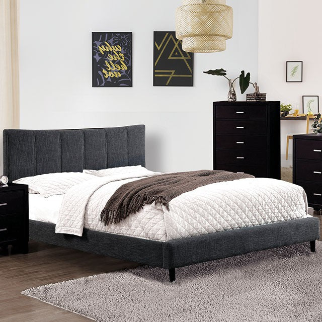 ENNIS QUEEN BED ONLY 7678GY-FOA