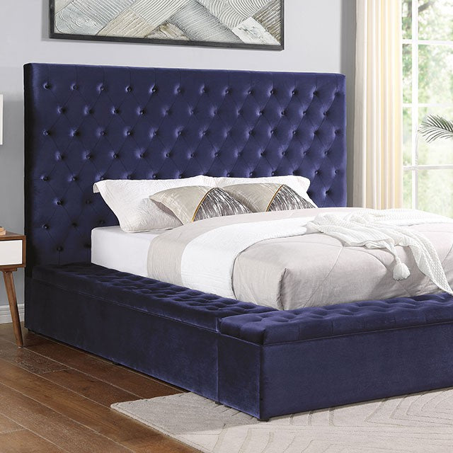 DAVIDA QUEEN BED ONLY 7897BL-FOA